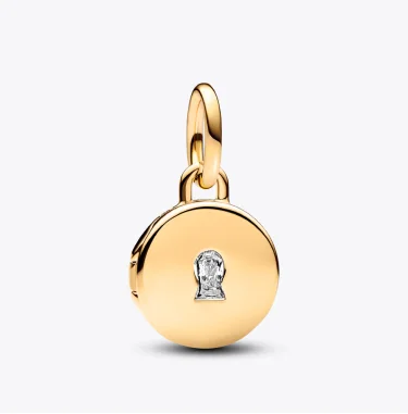 Openable & Engravable Love Locket Dangle Charm