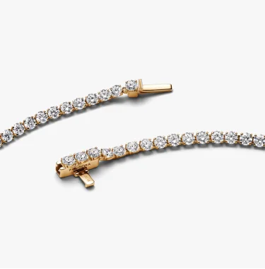 Pandora Era 14k Gold Lab-grown Diamond Tennis Bracelet