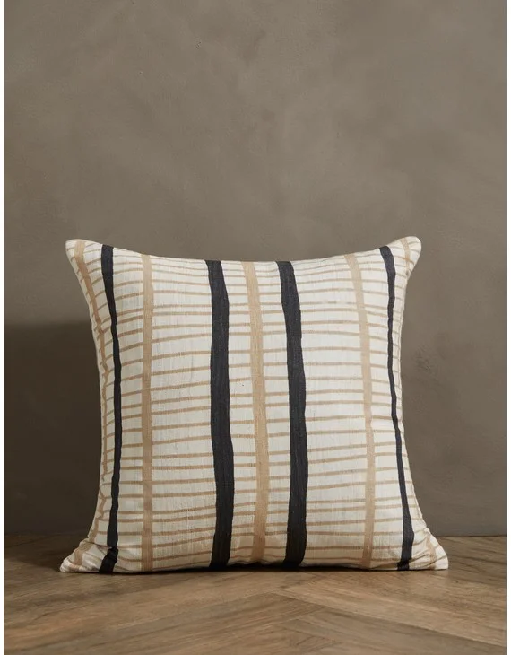 Channel Silk Pillow by Hadiya Williams-Square