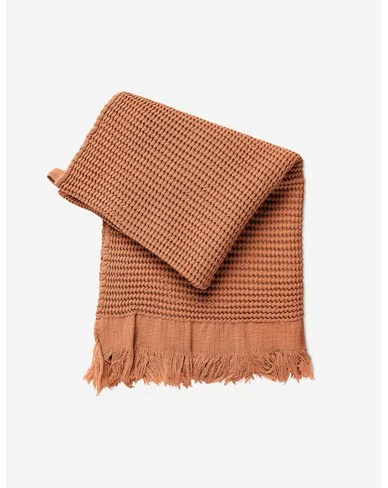 Ella Waffle Hand Towel by House No. 23 - Sedona / 18" x 35"