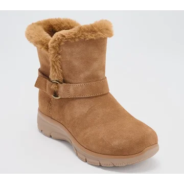 Skechers Slip-ins Easy Going Water-Repellent Suede Boots
