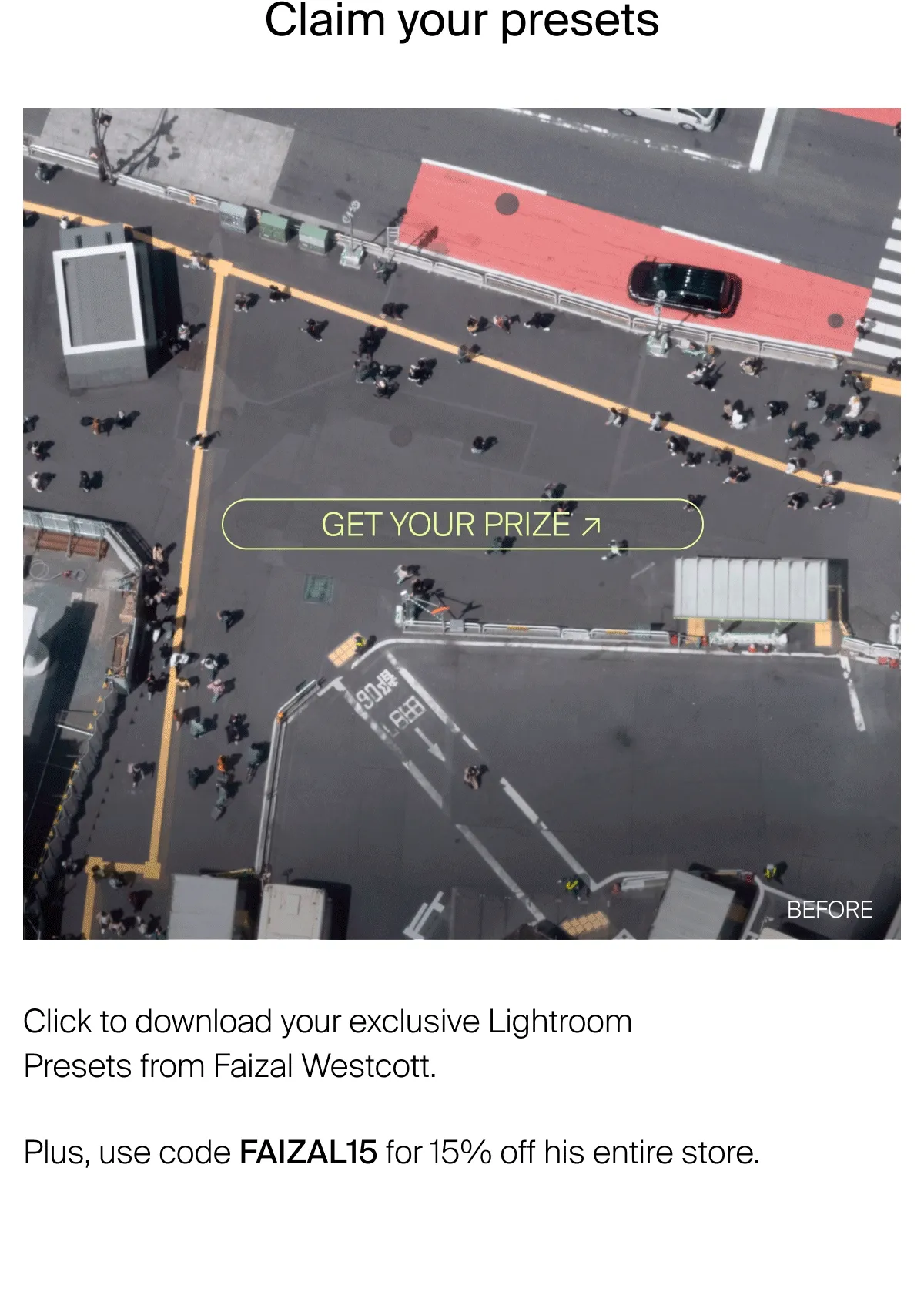 Claim your presets
