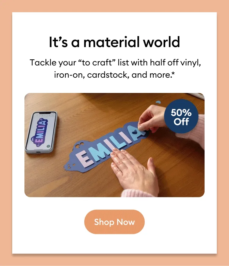 It's a material world.