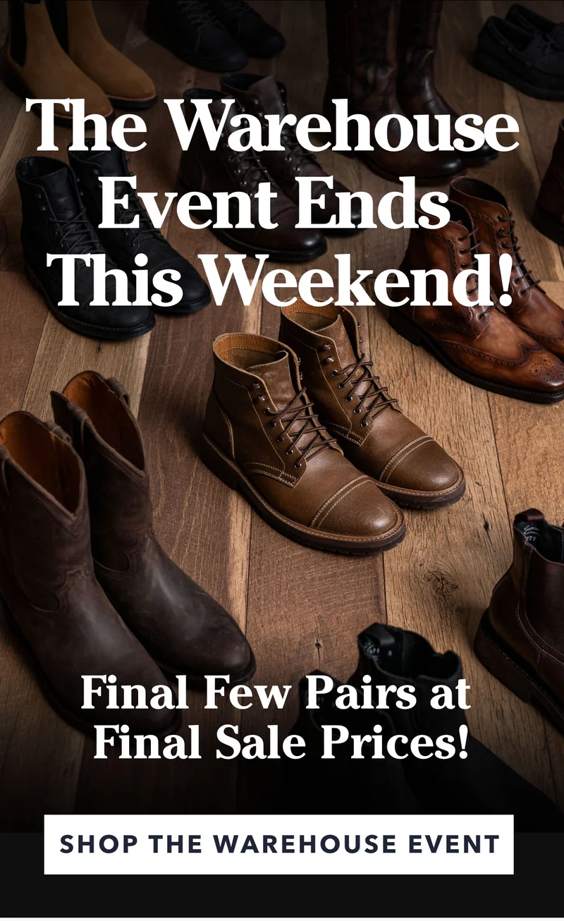 The Warehouse Event Ends This Weekend!