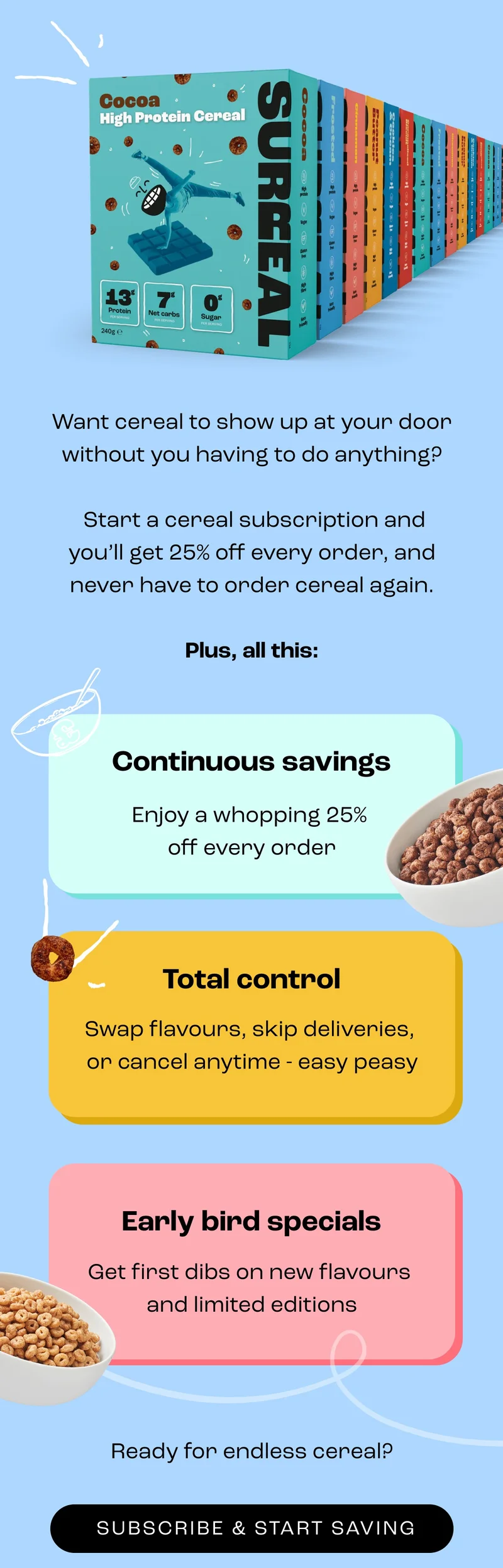 welcome to endless ish cereal