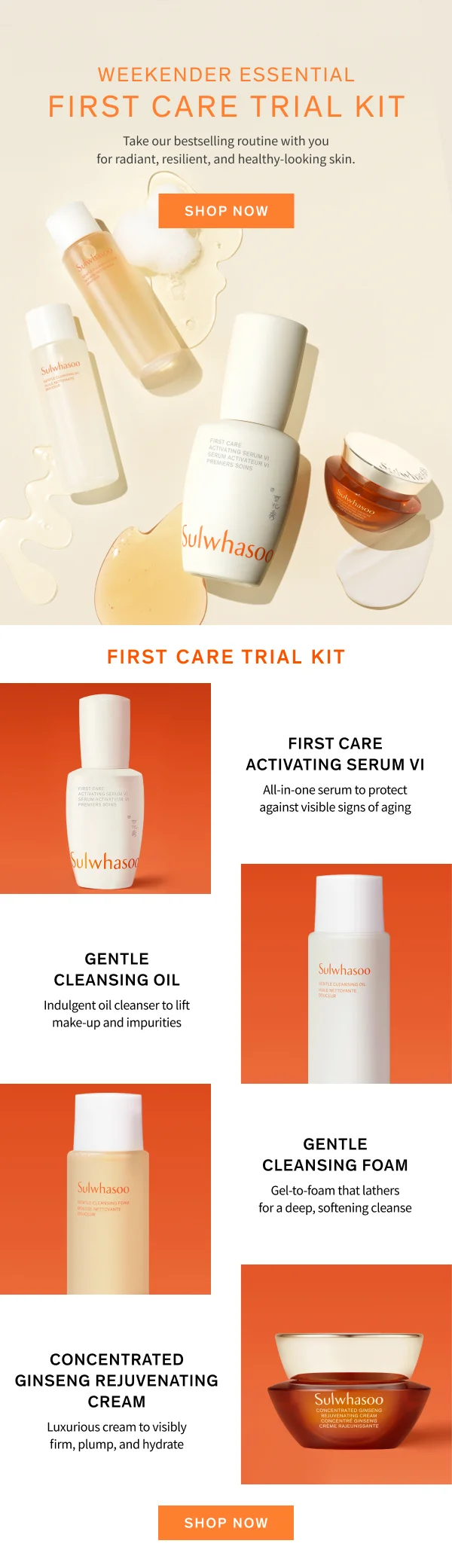 Weekeneder Essential: First Care Trial Kit