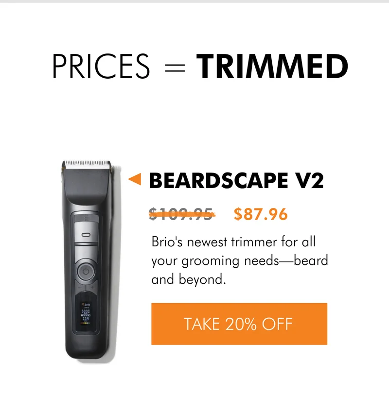 Take 20% off Beardscape V2 - only $87.96