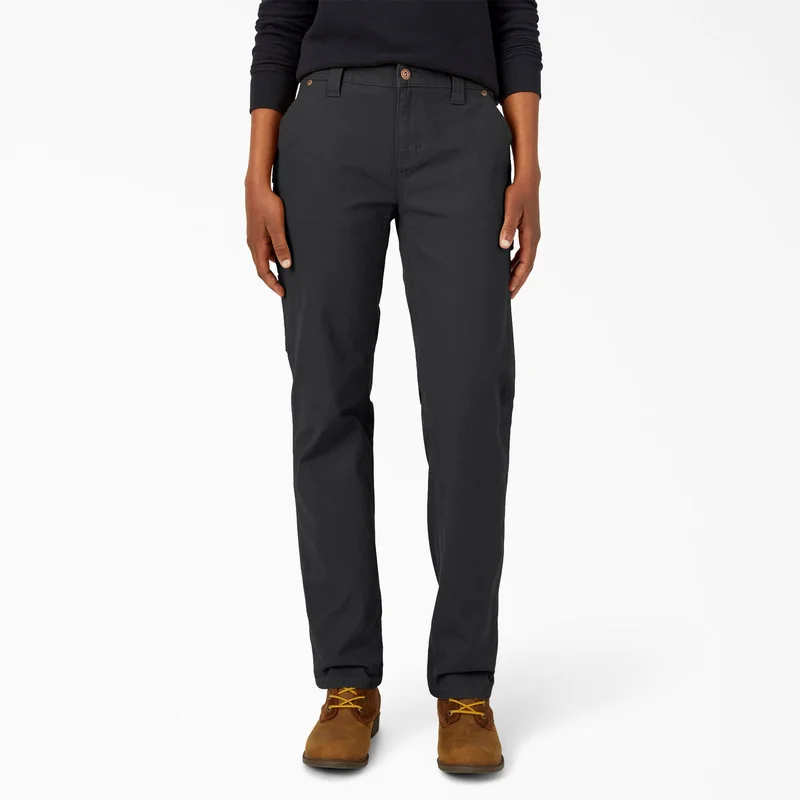 Women's FLEX Relaxed Straight Fit Duck Carpenter Pants
