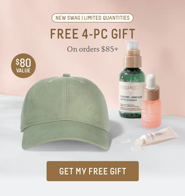 Free 4-PC gift on orders $85+