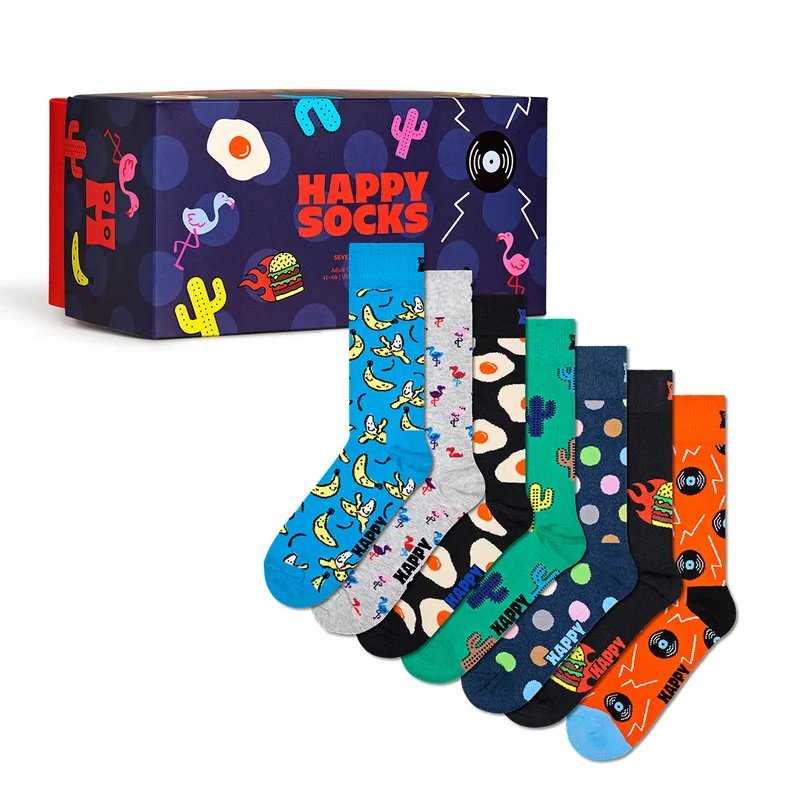 7-Pack Seven Days Socks Gift Set