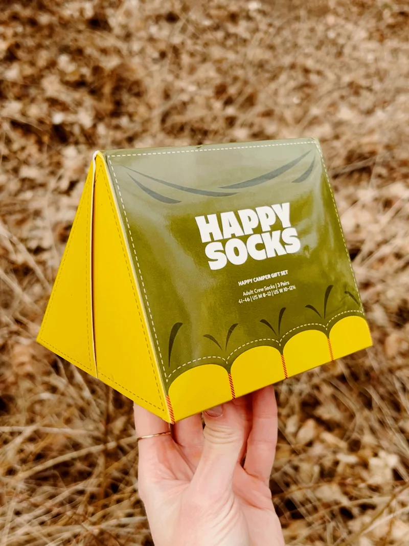 3-Pack Happy Camper Socks Gift Set