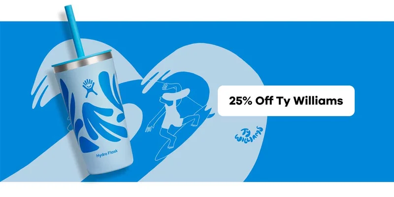 25 percent off Ty Williams