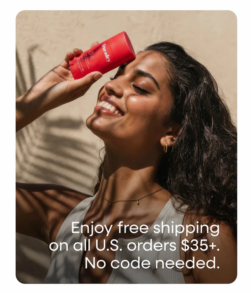 Enjoy free shipping on all U.S orders $35+