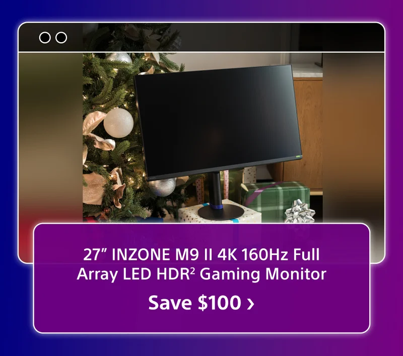 27" INZONE M9 II 4K 160Hz Full Array LED HDR² | Save $100
