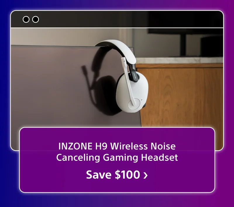 INZONE H9 Wireless Noise Canceling Gaming Headset | Save $100