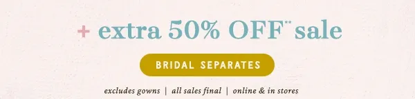 extra 50% off sale, shop now