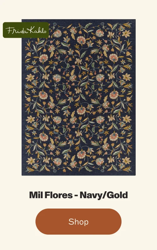 Mil Flores - Navy/Gold