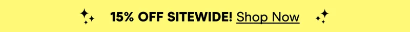15% OFF Sitewide