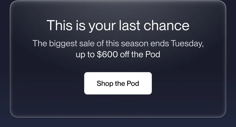 This is your last chance