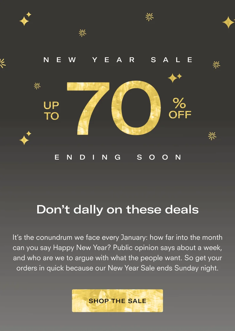 Burrow - New Year Sale