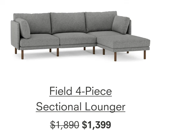 Field 4-Piece Sectional Lounger