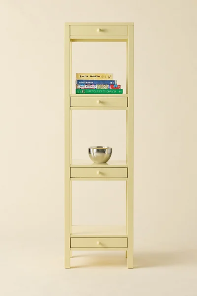 Romie Narrow 4-Drawer Storage Shelf