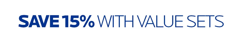 SAVE 15% WITH VALUE SETS