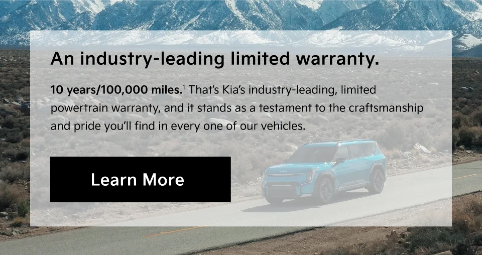An industry-leading limited warranty.