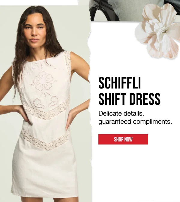 Schiffli Shift Dress Shop Now