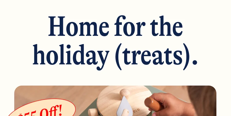 Home for the holiday (treats).