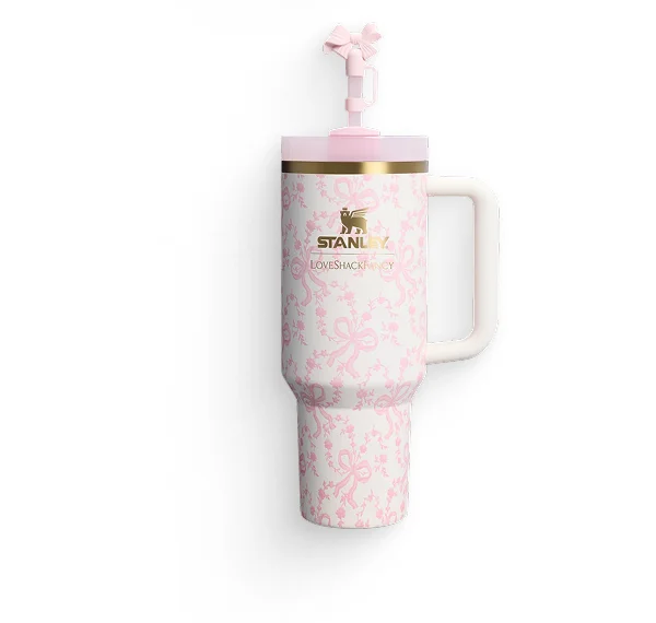 Stanley 1913 x LoveShackFancy Holiday Quencher® H2.0  FlowState™ Tumbler | 40 OZ