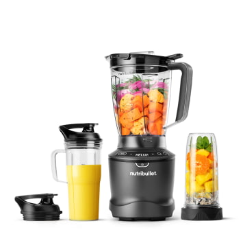 SmartSense blender with touch controls and a smoothie inside, shown with a 33% discount.