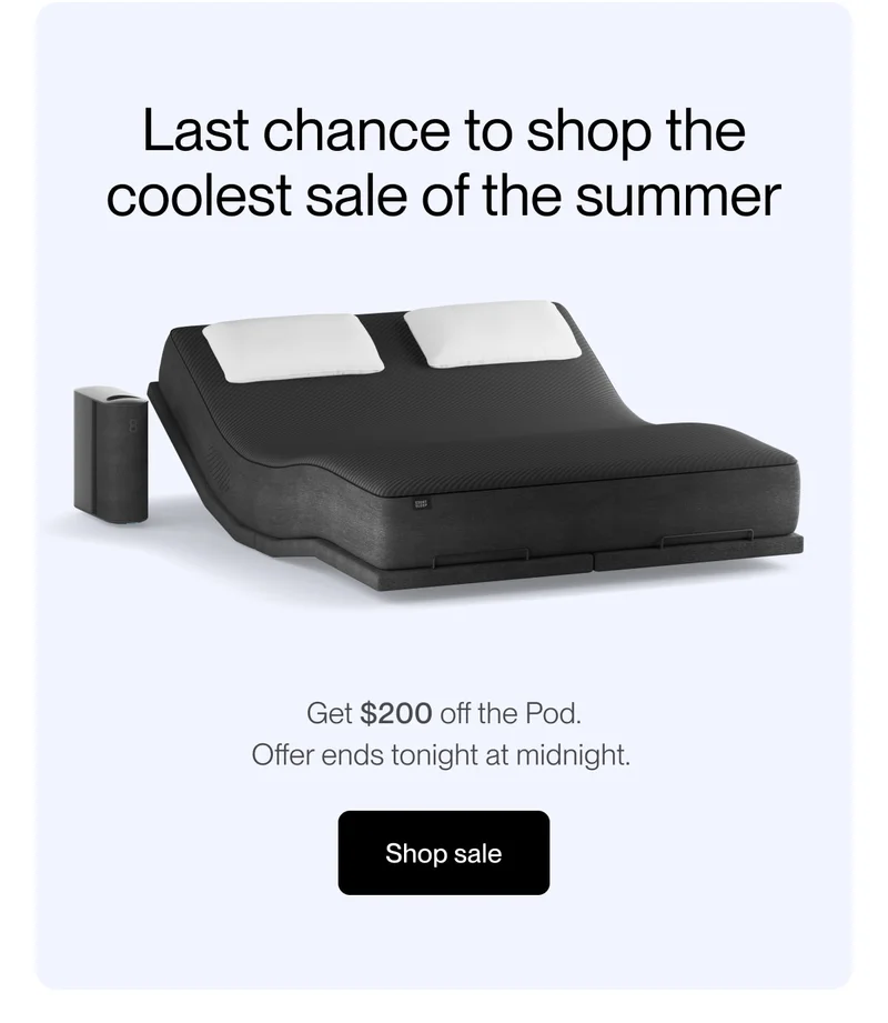 Offer ends tonight at midnight.