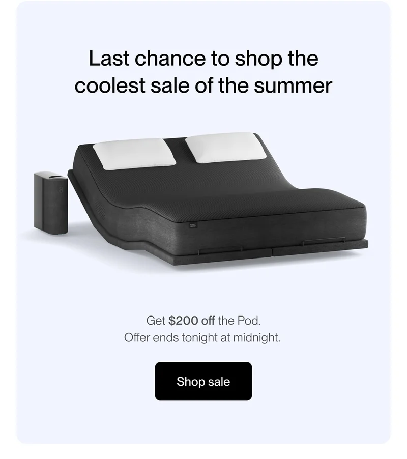 Offer ends tonight at midnight.
