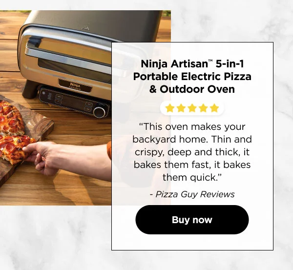 Ninja Artisan™ 5-in-1 Portable Electric Pizza & Outdoor Oven