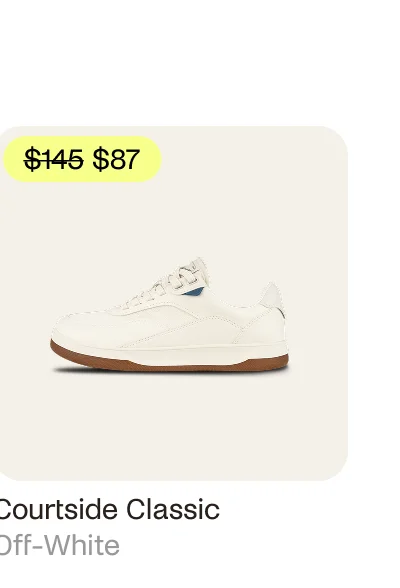 Courtside Classic in Off-White