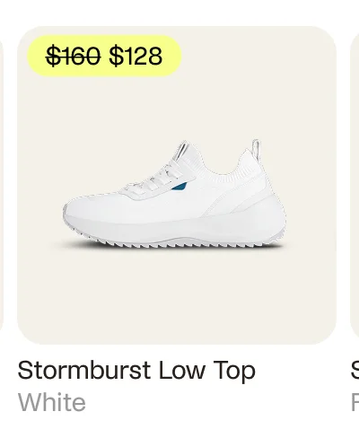 Stormburst Low Top White