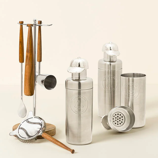 Batter Up MLB Cocktail Shaker & Bar Tool Set