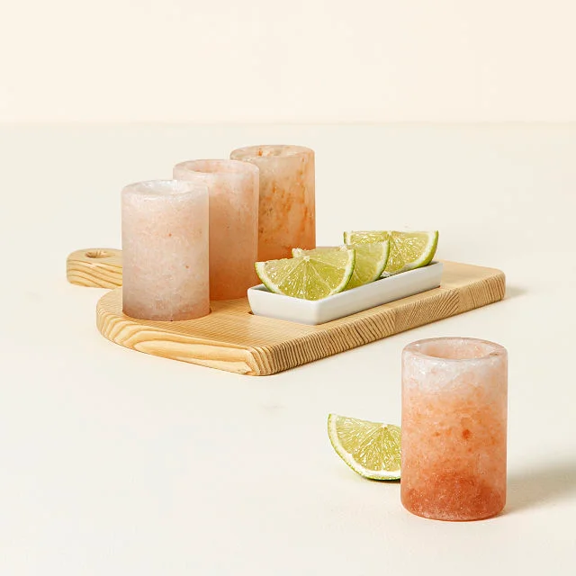 Himalayan Salt Tequila Glasses- Set of 4