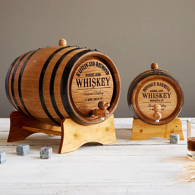 Personalized Whiskey Barrel