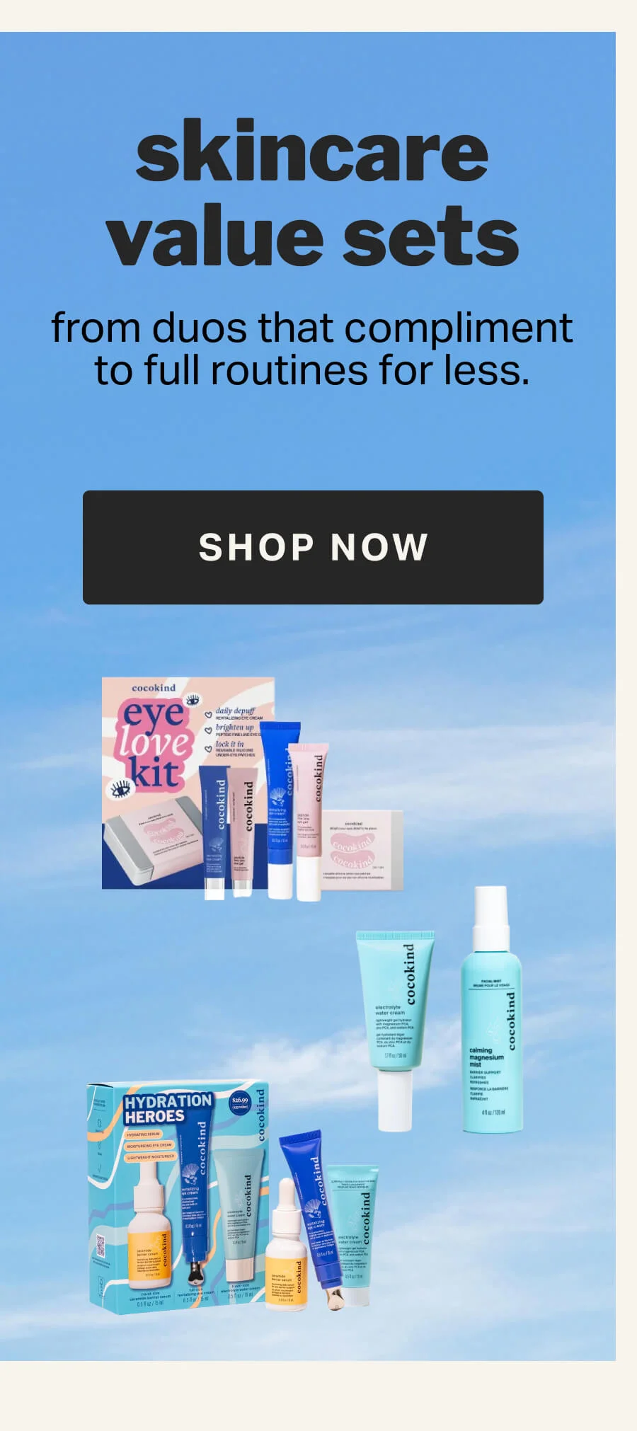 skincare value sets