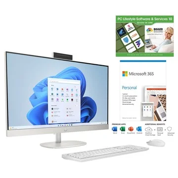 ALL NEW HP 24" All-in-One PC Intel 8GB RAM 256GB SSD w/ MS365 & Voucher