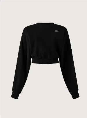 CROPPED ACCOLADE CREWNECK