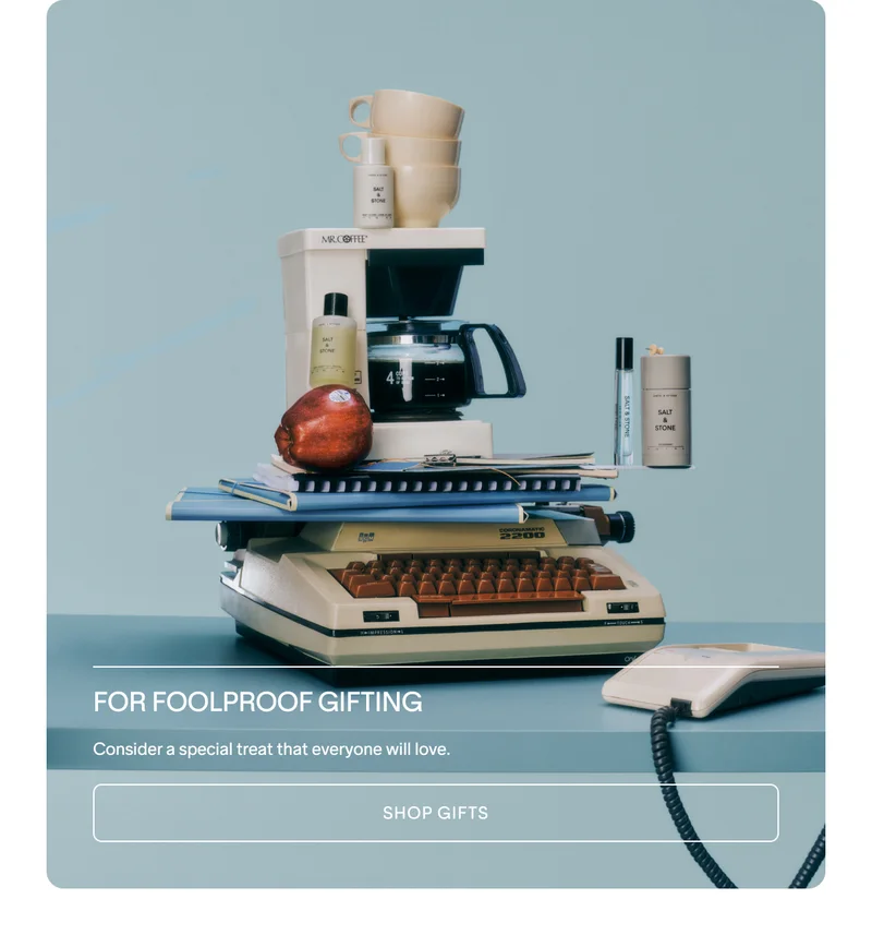 THE GIFT GUIDE IS HERE. SHOP NOW.