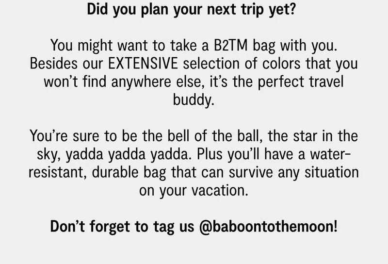 Baboon to the Moon