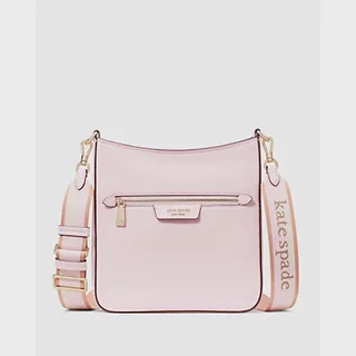 Hudson Pebbled Leather Large Messenger Crossbody