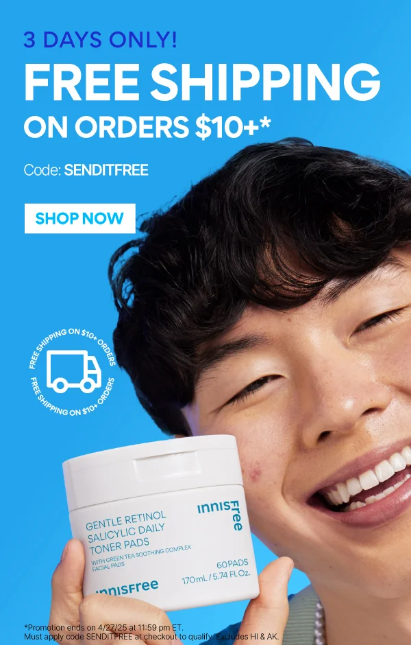 FREE SHIPPING ON ORDERS $10+