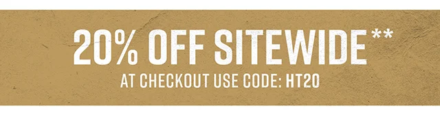 20% Off Sitewide At Checkout Use Code discount code