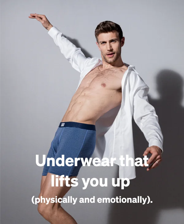 Underwear that lifts you up (physically and emotionally).