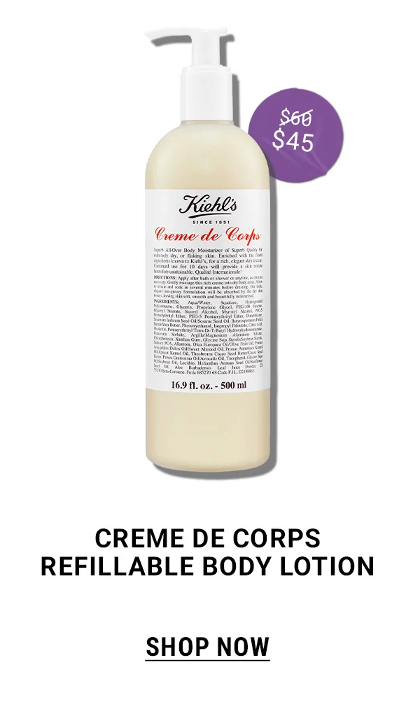 Creme de Corps Refillable Body Lotion